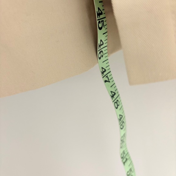 Vintage Classic Beige Double Breasted Trench Coat Plaid Lining Womens L/XL  Prep - Picture 15 of 15